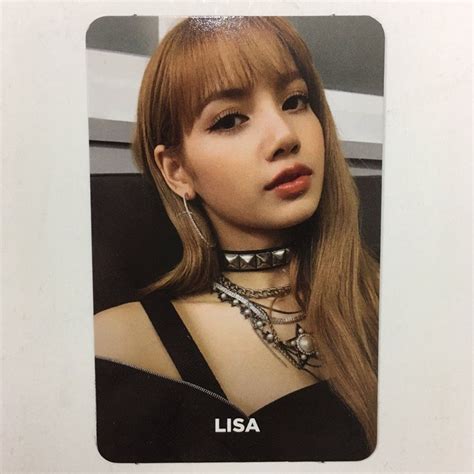 lisa blackpink photocard